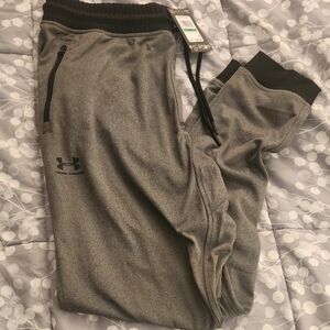 Under Armour Charcoal Joggers with Black Accents